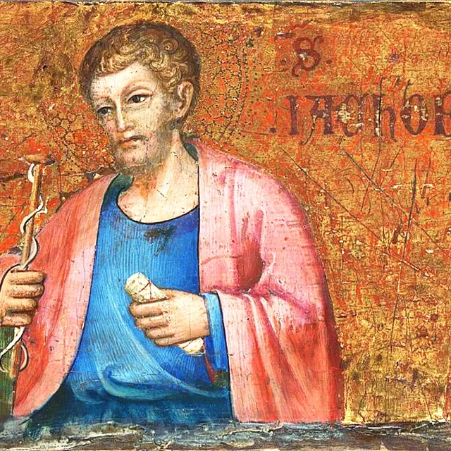 Christ and Eight Apostles (Saints Philip to Bartholomew) by Dalmatian/Venetian