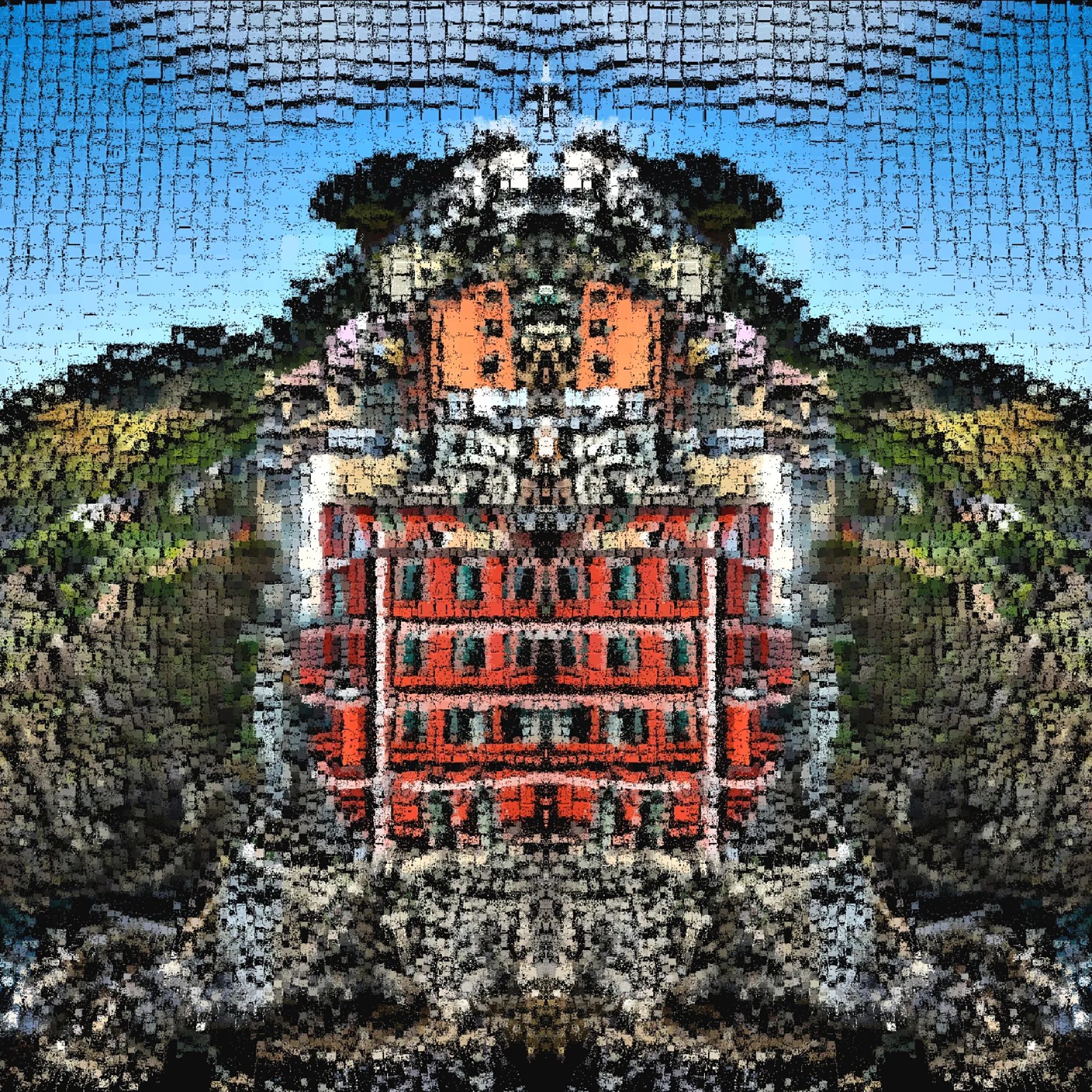 Mountain Fortress of the Panda by lawaning