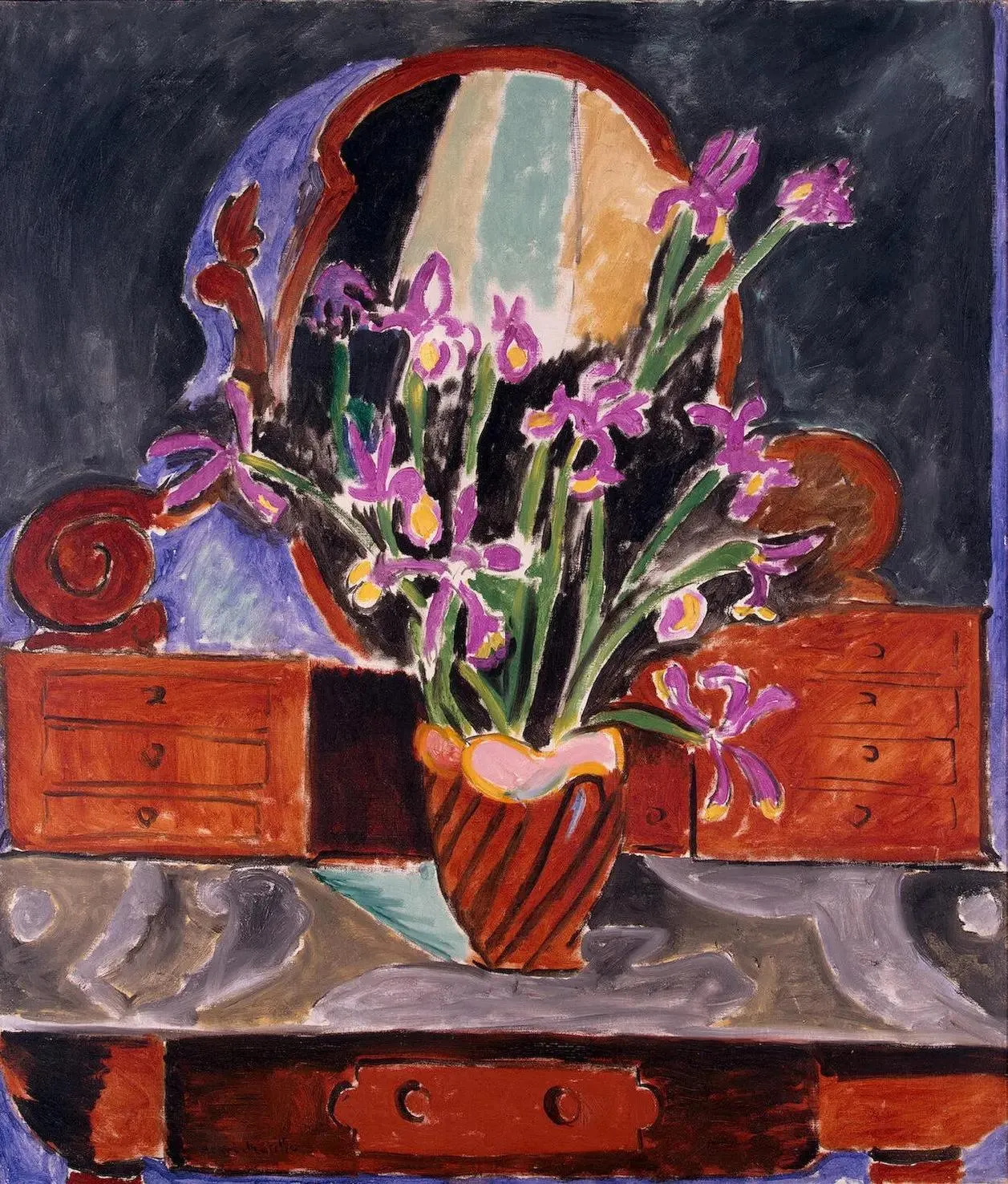Vase of Irises by Henri Matisse
