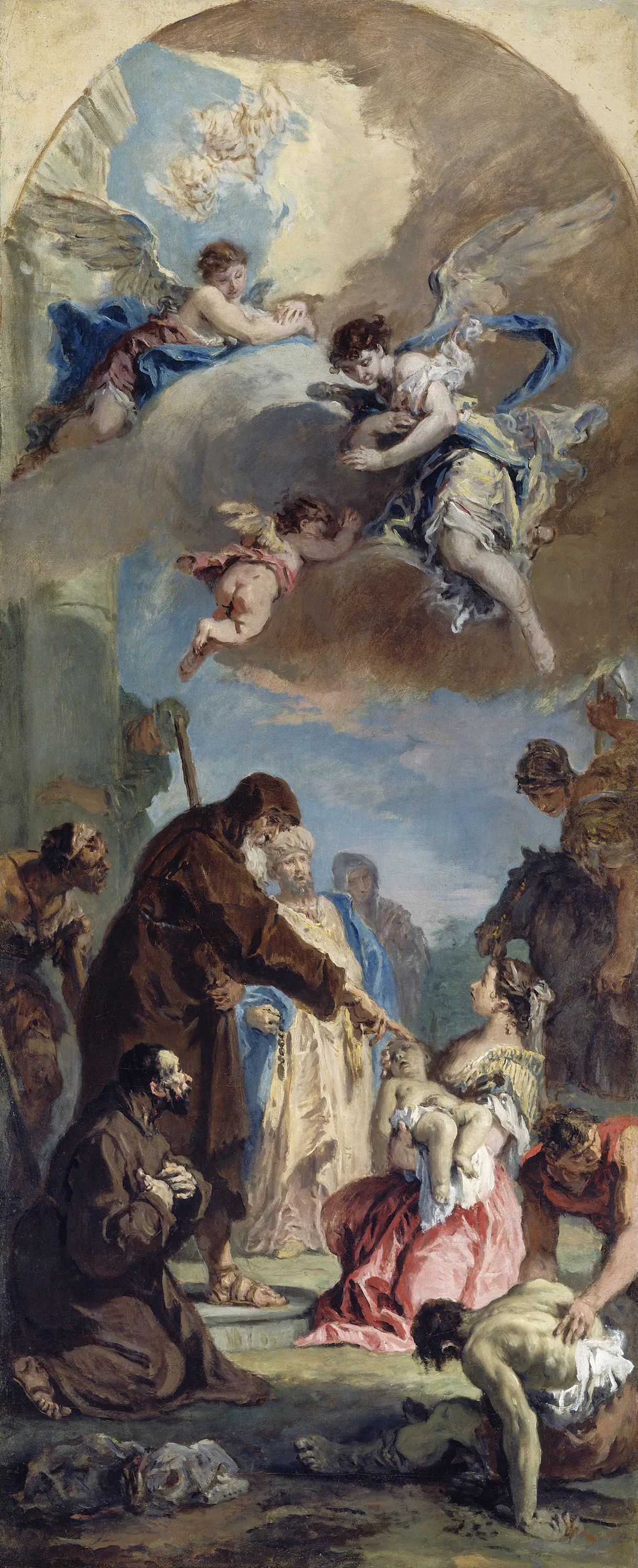 A Miracle of Saint Francis of Paola by Sebastiano Ricci