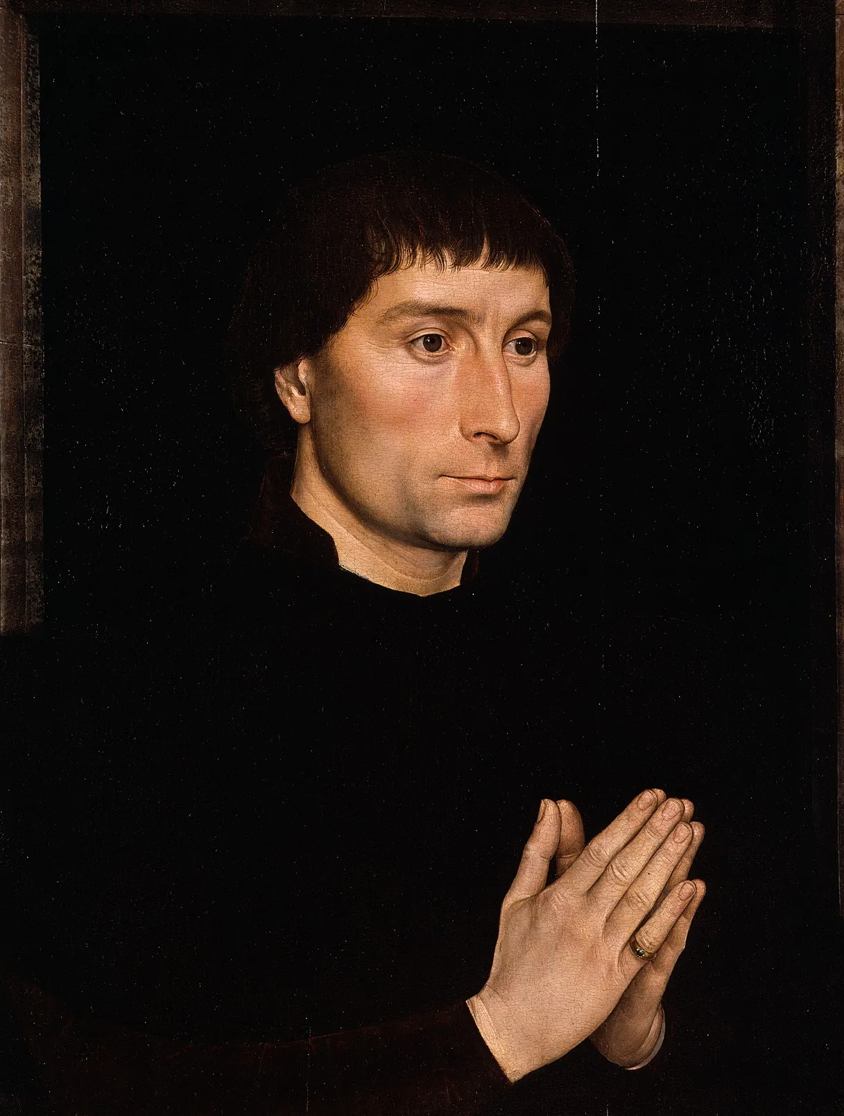 Tommaso di Folco Portinari (1428–1501); Maria Portinari (Maria Maddalena Baroncelli, born 1456) by Hans Memling